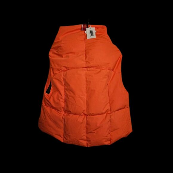 Pretty Rugged Waterproof Puffer Vest Orange M/L NWT Puffy Warm Fall Vibes - Picture 2 of 10